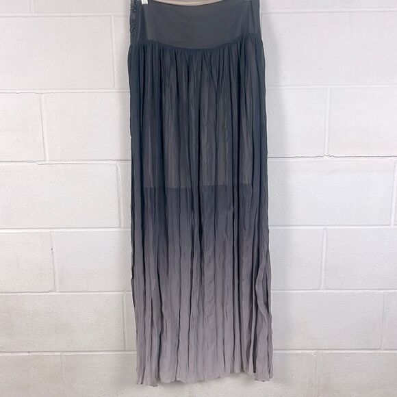 BKE gimmicks ombré gray sheer maxi skirt - Picture 4 of 6